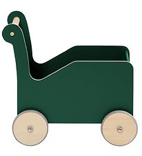 Sebra Baby Walker - Wood - Bottle Green