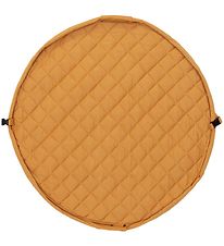 Play&Go Toy Storage Bag Rug - 120 - Soft Organic - Mustard Chai