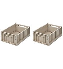 Liewood Foldable Boxes - 36x25x13,5 cm - Medium - 2-Pack - Sandy