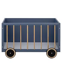 Bloomingville Storage box with. Wheels - Blue