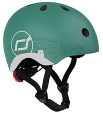 Scoot and Ride Bicycle Helmet - Reflective Forest