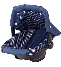 Götz Car Seat To Dolls - Denim & Spots