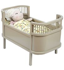 Smallstuff Doll'S Bed w. Mattress - Rosaline - Sandy