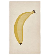 OYOY Teppich - 140x80 cm - Gelb m. Banane