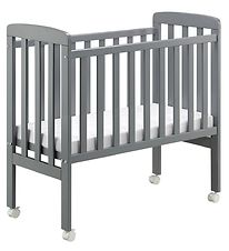 Bino Bedside Crib - By-My-Side - Grey