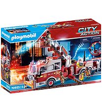- Camion de pompiers : US Tower Échelle Playmobil City Action -