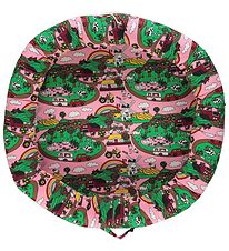 Småfolk Babynest - 75x75 - Rosa m. Landskap