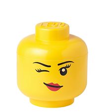 LEGO Storage Storage Box - Small - Head- 19 cm - Wink