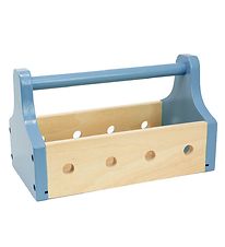 MaMaMeMo Toolbox - Wood/Light Blue