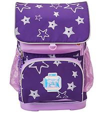 LEGO School Backpack w. Gymsack - Stars - Purple w. Stars