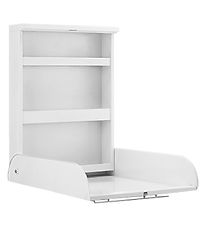 Bino Changing Table - Wall mounted - Metal - White