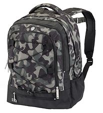 Jeva School Backpack - Survivor - Green Camou