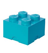 LEGO Storage Storage Box - 25x25x18 - 4 Knobs - Medium Azur