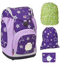 LEGO Stars School Backpack - Nielsen - Purple w. Pencil Case