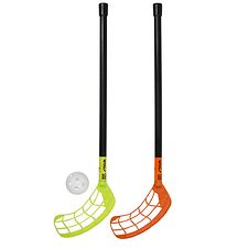 Stiga Kit de Floorball - Recrue 55 toiles - 3 Parties - Orange/