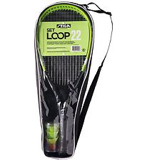 Stiga Badminton Set - Loop 22 Speed - 6 Parts - Black/Green