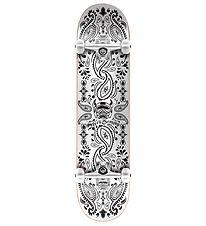 Speed Demons Skateboard - 8'' - Bandana Complete - White