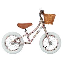 Banwood Loopfiets - First Ga! - Antropologie - Wit m. Bloemen