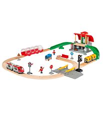 BRIO Speelgoed - Centraal station Set - 37 Onderdelen 33989