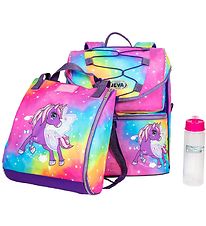 Jeva School Backpack - Intermediate - Rainbow Alicorn