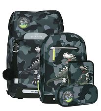 Beckmann Schooltas Set - Classic+ Maxi - Camo Rex