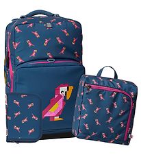 LEGO School Backpack w. Gymnastik - Parrot - Blue/Pattern
