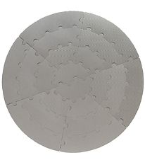 BabyDan Play Mat -  110 cm - Round About - Grey