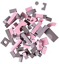 BabyDan Building Blocks - Soft Blocks - Pink/Purple