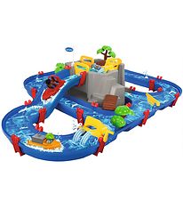 AquaPlay Water Course - 70 Parts - 126x88 cm - Bjergs
