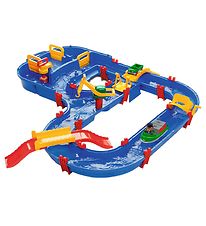 AquaPlay Wasserbahn -  105x120x22 cm - 49 Teile - Mega Spielset