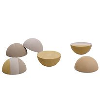 bObles Tumbling Stone - 6 pcs - Honey