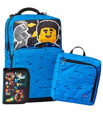 LEGO School Backpack w. Gymsack/Pencil Case - City - Police Adv