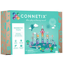 Connetix Magneettisarja - 106 Osaa - Pastelli Pallojuoksu