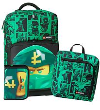 LEGO® Schulranzen-Set - LWOptimo Plus - Ninjago - Lloyd