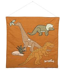Bloomingville Veggskreyting - Isak - 100x100 cm - Brúnt M. Dinos