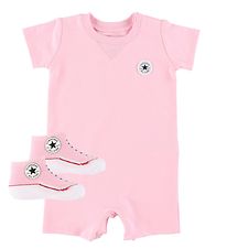 Converse Set - Barboteuse d't/Chaussettes - Cherry Blossom