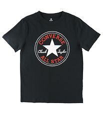 Converse T-Shirt - Noir av. Logo