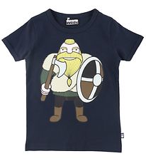 Danef T-Shirt - Basic - Navy m.Harald