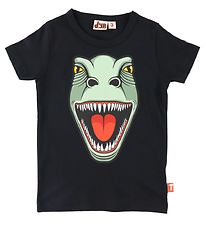 DYR T-Shirt - Howl - Schwarz m. T-Rex
