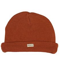 Racing Kids Hat - Wool/Cotton - Rusty