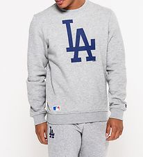 New Era Sweatshirt - Dodgers - Grau