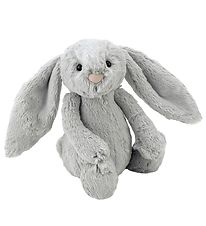 Jellycat Soft Toy - Medium - 31x12 cm - Bashful Silver Bunny