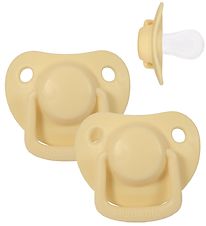 Filibabba Schnuller - 2er-Pack - 0-6 m - Pale Banana