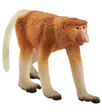 Schleich Tier - 4,6 x 9,8 cm - Nasenaffe 14846