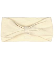 Racing Kids Pannband - Beige m. Rosett