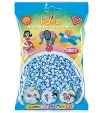 Hama Midi Beads - 3000 pcs. - Pastel Ice Blue