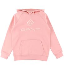 GANT Hoodie - Lock-Up - Quartz Rosa