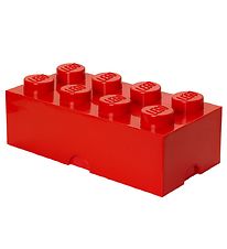 LEGO Storage Lunch Box - 7,5x20x10 cm - 8 Buttons - Bright Red