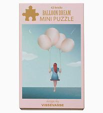Vissevasse Pussel - Mini - 10x13 cm - Balloon Dream