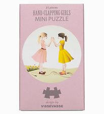 Vissevasse Puzzle - Mini - 11x11 cm - Hand-Clapping Girls